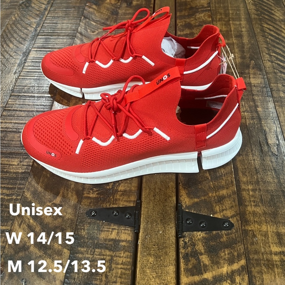 Target UNOS Red Knit unisex Sneakers comfort